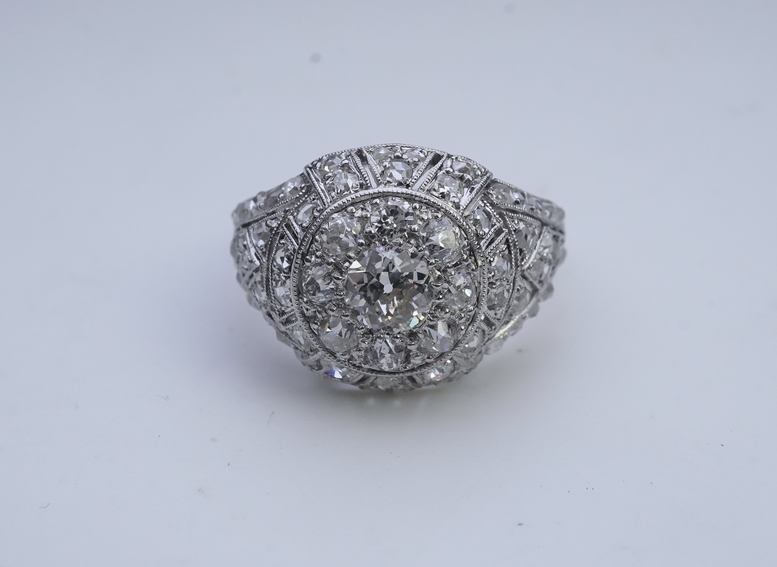 A diamond dress ring